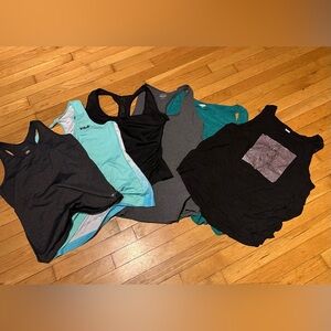 6 Assorted Tank Tops 2 size L, 4 size XL